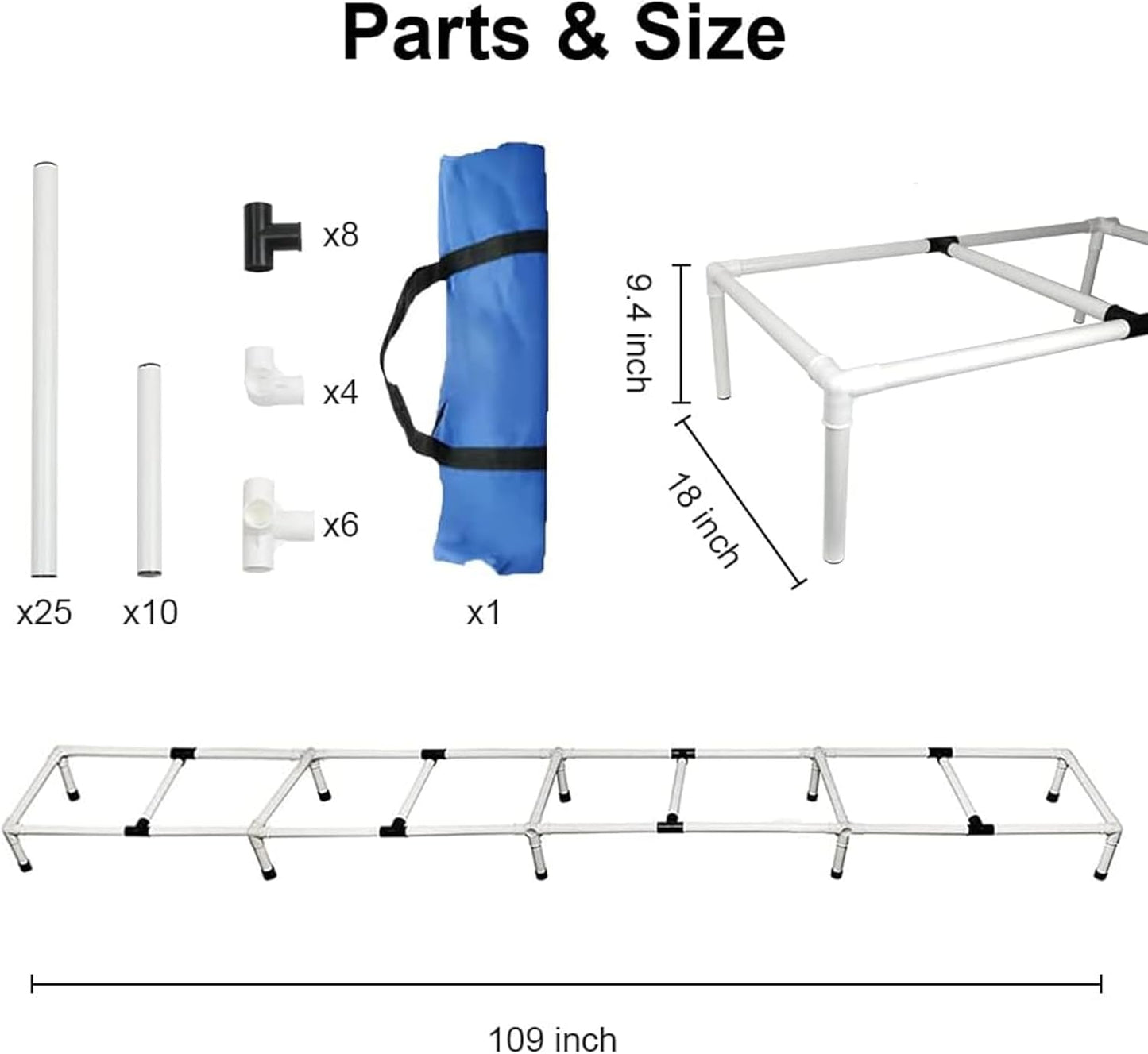 Dogs Agility Training Ladder,Dog Agility Training Equipment for Pet Outdoor Games
