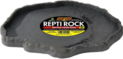 Zoo Med Reptile Rock Food Dish, X-Large