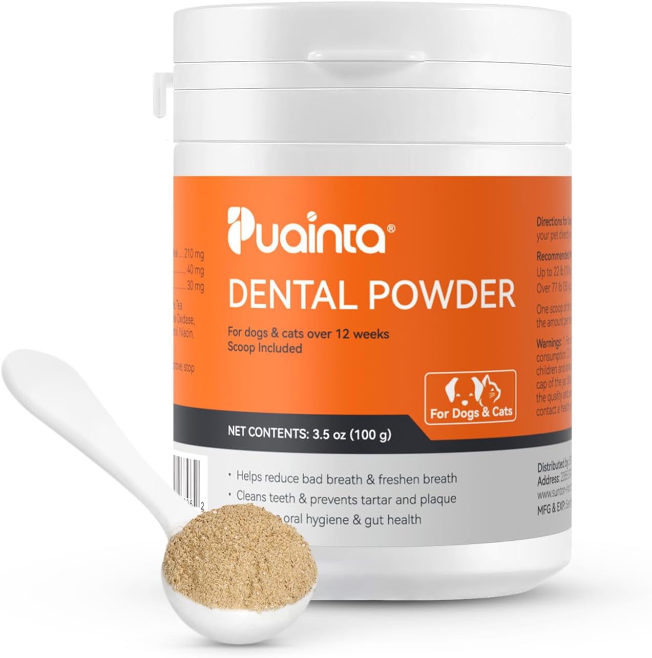 Dog Teeth Cleaning Powder + Dog Vitamins
