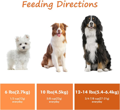 Freeze Dried Dog Treats Chicken Breast, 100% Pure Single-Ingredient Grain-Free, 2cm Tender Cubes for Medium Dogs, Hypoallergenic Low-Fat Snacks, Resealable Bag 6oz