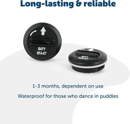 PetSafe RFA-67 6V Replacement Battery 10-Battery Bundle - Reliable Lithium Cell Batteries - Waterproof & Weather Ready Replacement Power Source for Compatible Fences & Collars