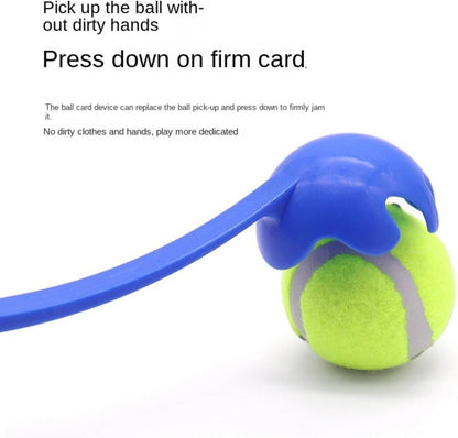 Convenient pet Pitching Rod Anti Slip Handle, Dog Outdoor Tennis Training Throwing Toy