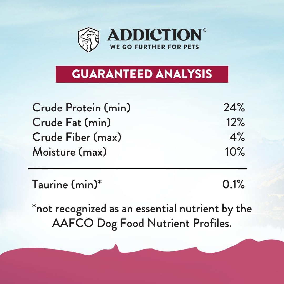 Addiction Viva La Venison Grain-Free Dry Dog Food for Small Breeds All Life Stages, Venison Dog Food, Gluten-Free Kibbles for Small Dogs – Made in New Zealand –3.3lb