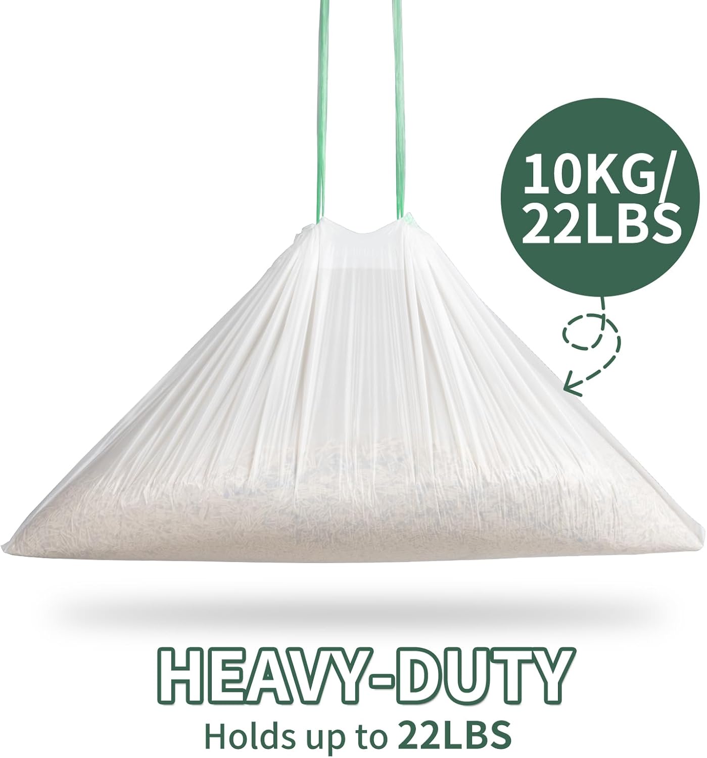 ANWA 40 Count Cat Litter Box Liners for Automatic Cat Litter Box and Litter Box Robot 4/3, Heavy-Duty, Extra Thick