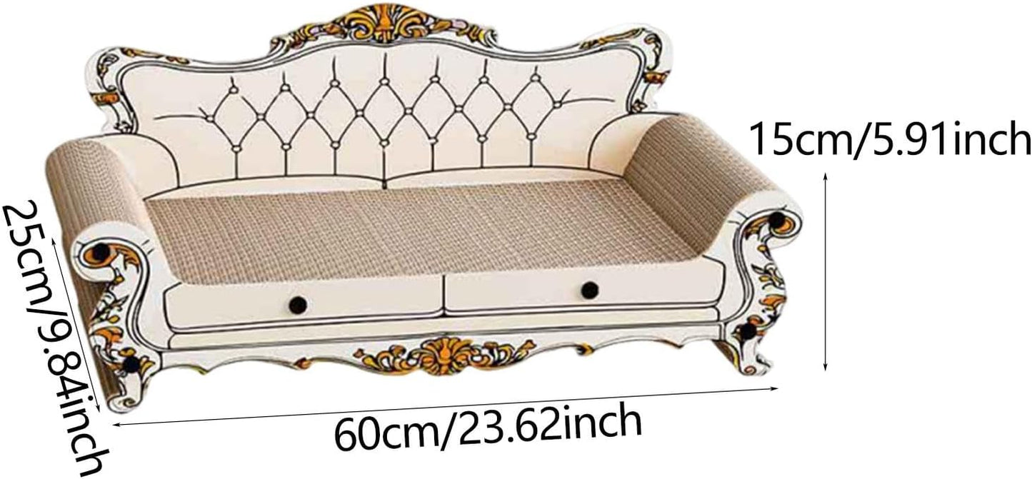 Cat Scratcher Couch Bed Pet Claw Sharpening Multifunctional Cat Couch Chaise Longue, Style A