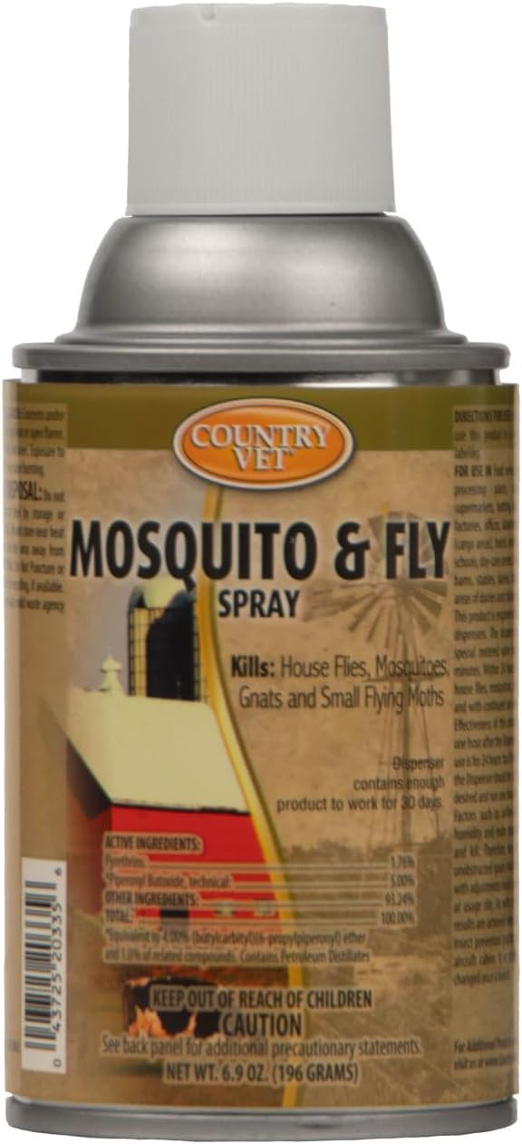 Zep Enforcer 34-2050CVA Country Vet Metered Fly Control Spray, Refill, 30 Day Supply, Brown/A