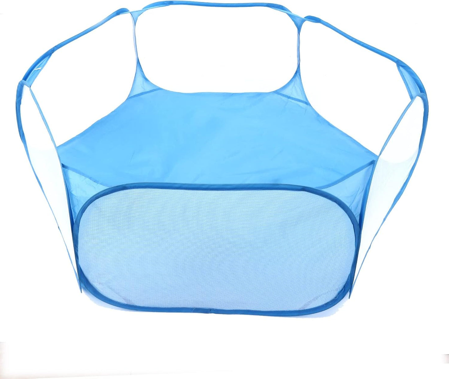 Pet Cage Tent Transparent, Small Animal Playpen Portable, Breathable Mesh Design with Storage Bag, Automatic Opening Pet Enclosure for Hamsters Guinea Pigs Rabbits