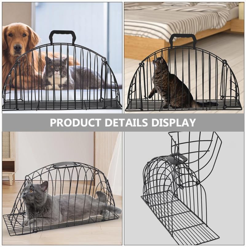 Cat Bathing Cage Reusable Wear Resistant Kitten Bathing Crate for Easy Pet Grooming and Bathing Portable Indoor Cat Shower Cage and Design