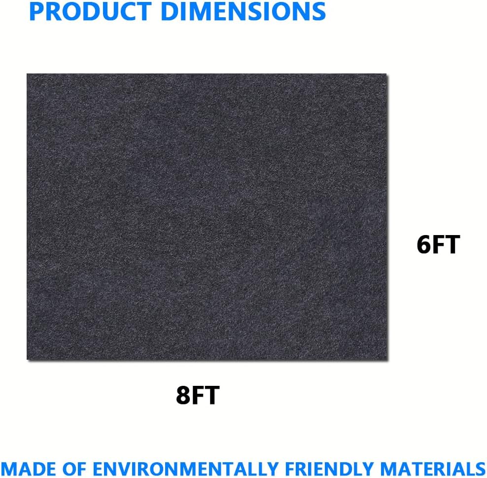 Under Horse/Stable Mats，Horse shed Floor mat——Backing Prevents Liquid Penetration,Duty Stall Mats for Floor Surface,Soft Material, Non-Slip Backing，Washable,Keeps Stable Floors Clean(6 x 8 FT)