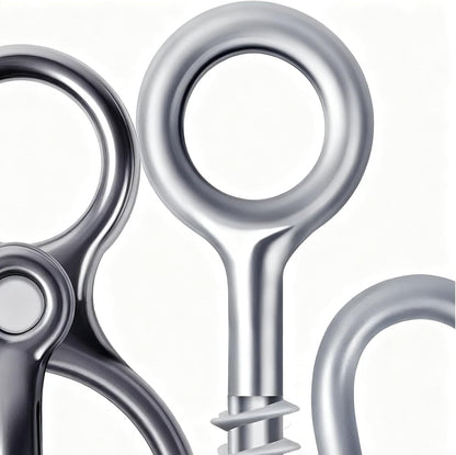 Tie Rings for Horse Trailers, Stainless Steel Heavy Duty Pull Back Release, Horse tack and Supplies, Indoor Outdoor Stall Stable for Horse Care