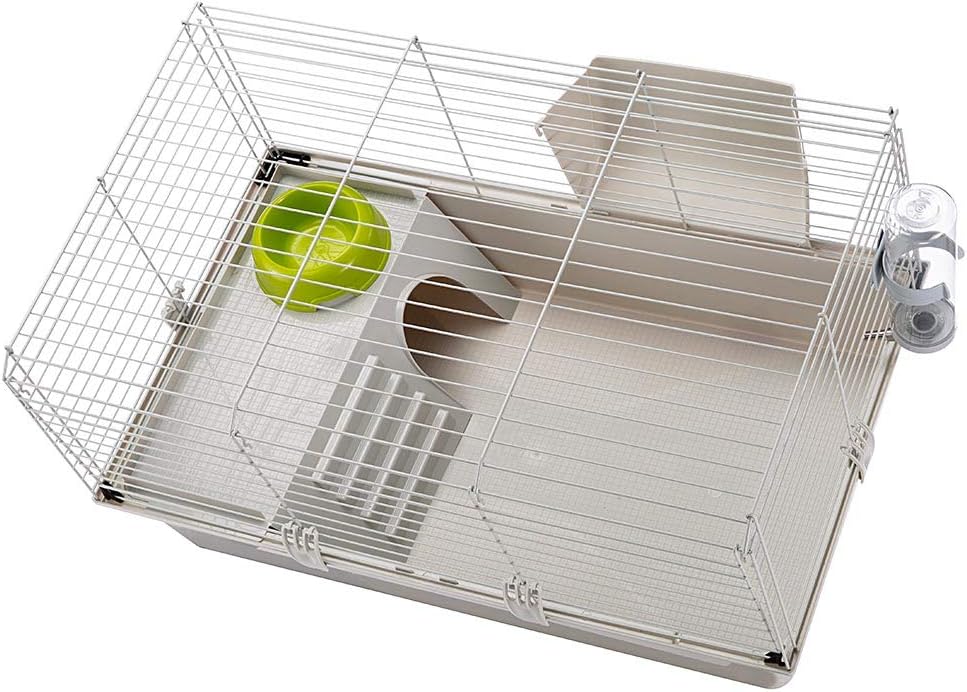 Ferplast Cavie Guinea Pig Cage & Rabbit Cage | Pet Cage Includes All Accessories to Get You Started & a 1-Year Warranty