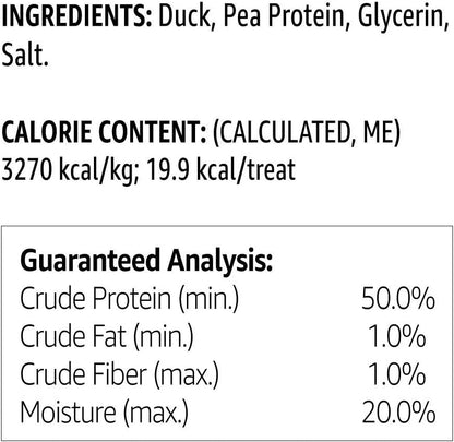 Amazon Brand - Solimo Duck Jerky Dog Treats,2 pounds