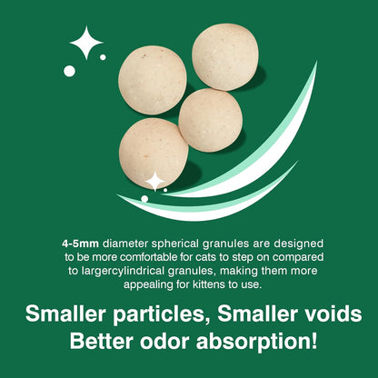 Cat Litter Pellets 9 lbs, Generic Litter Pellets Refills Exclusively for Dual-Layer Litter Box Systems, Dehydrating, Zeolite, Long-Lasting Odor Control Non-climping, Not Low-Tracking