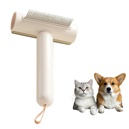 3-in-1 Cat Brush, Pet Hair Removal,Dog Grooming Comb for Shedding,Slicker Brush for Indoor Rabbit Ferret Guinea Pig