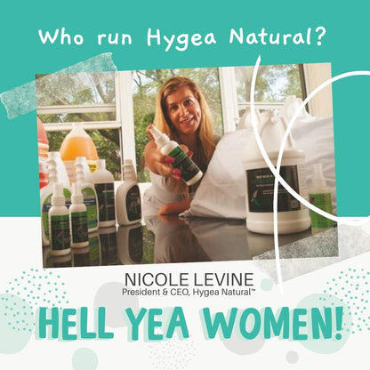 Hygea Natural Stain and Odor Eliminator, Pet Odor and Stain Remover for Urine & Vomit, Spot Carpet Cleaner for Small Animal, 16 Oz