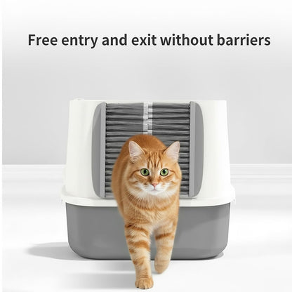 Cat Litter Box Door Brush Floating Hair Removal Cat Grooming Brushs For Shedding Convenient Universal Fur Brush Door tool