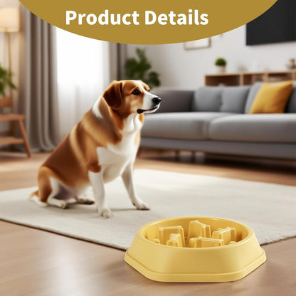 Anti-gulping Slow Feeder Bowls Slow Dog Eating, reducing gastric Burden and Bloat. Safe, Durable, Easy to Clean—Ideal for pups/Adults. Healthy Habits, Energy Management, Function + Safety.V