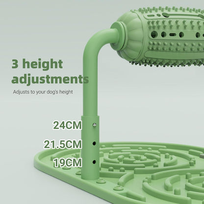 Dog Puzzle Feeder, Silicone Slow Food Mat, Interactive Dog & Cat Food Puzzle Toy, Adjustable Height, Large Capacity, Relieves Anxiety and Boredom, Enhances IQ Training for Large Dogs Pets