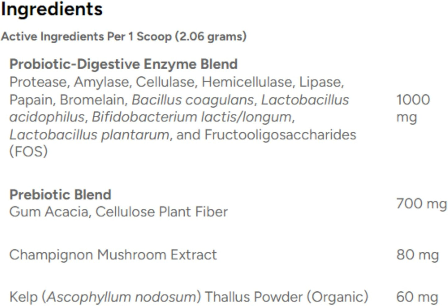 Dr. Marty ProPower Plus Gut Health Supplement Powdered Formula 2.2 Oz Jar