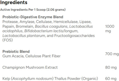 Dr. Marty ProPower Plus Gut Health Supplement Powdered Formula 2.2 Oz Jar