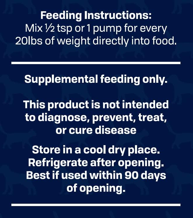 HOLI Salmon Oil for Dogs Skin and Coat | Icelandic Fish Oil for Cats & Dogs | Omega 3 EPA + DHA Supports Joint Mobility, Immune & Heart Health