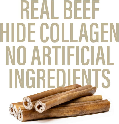 Chewer's Joy Collagen Sticks 5-6" (5 Count) - Natural Dog Treats - Single Ingredient Long-Lasting Chews, High Protein