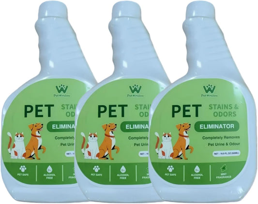 500ml (16.9 Fl Oz) Pet Stain And Odor Remover, Completely Eliminates Pet Urine And Odors(3pcs)
