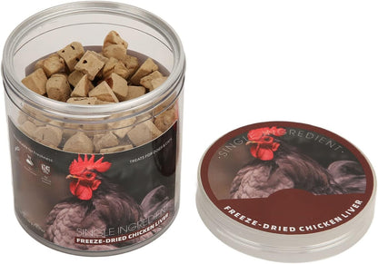 Pwshymi Freeze Dried Chicken Liver for Dogs & Cats, 50g Pet Dog Treats Dog Freeze Dried Food Real Chicken Dog Treats Dry Chicken Cat Treats Pet Supplies Dogs Food Dry Las necesid