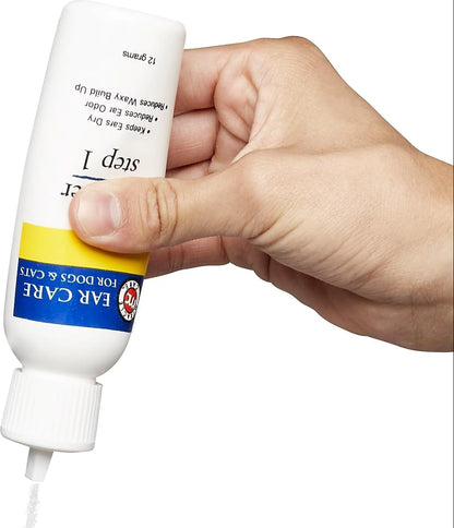 Miracle Care Ear Powder for Dogs and Cats, 12 Grams, Aids Hair Removal from Ear Canal, Keeps Ears Dry, Reduces Odor and Waxy Build Up