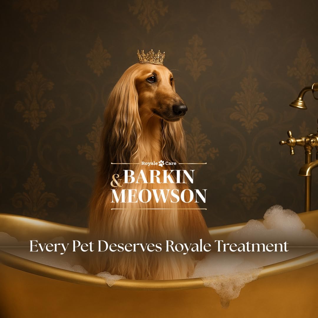 Barkin & Meowson Moisturizing Conditioner for Dogs & Cats 350ml / 11.83 fl.oz - Argan Oil & Keratin, Pet-Friendly Scent