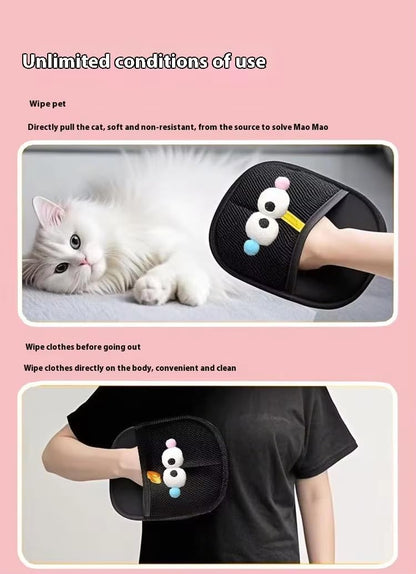 Pet Hair Removal Glove Premium Electrostatic for Dogs & Cats – Reusable Grooming Mitt for Shedding Control – Gentle Fur Remover for Long & Short Hair – Soft, Non-Slip Deshedding Tool