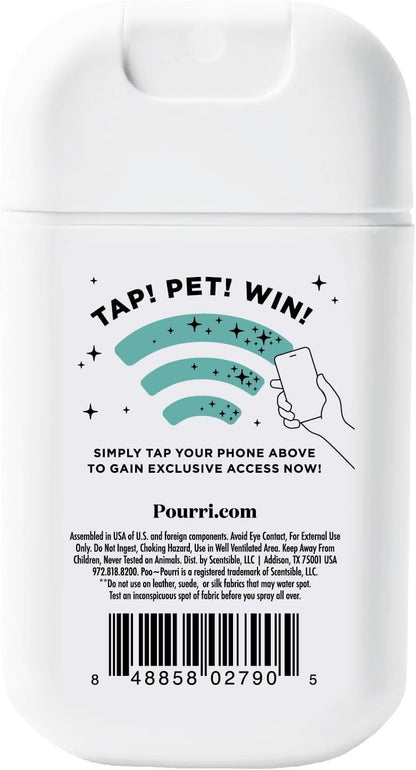 Poo-Pourri Pawsitively Fresh Pocket Deodorizer Spray – Dog & Cat Odor Remover – Plant Based Ingredients – Vet Recommended – Great for Air, Carpet, Fabric, Litter Box, Urine & Strong Pet Odors