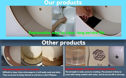 12inch Wall-Mount Silent Hamster Wheel, Wooden Small Animal Exercise Wheel with Removable & Washable Track for Gerbil, Mouse, Syrian Hamster（12in）