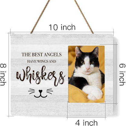 IAXIC Memorial Frame, Frame Memorial Gifts To Honor And Remember Cat Iovers, Grief Gifts for Women Remembrance Decorations for Wall Desk Tabletop