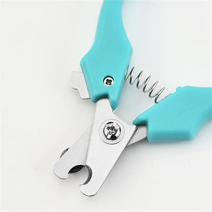 Pet Nail Clippers Dog Cat Nail Scissors Professional Pet Clipper for Small Stainless Steel Trimmer Puppy Grooming Care Tools(Color2)