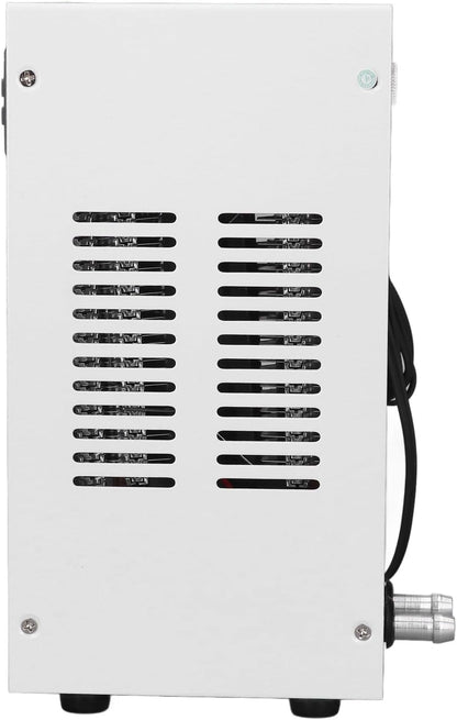 ZJchao Aquarium Chiller, 2 in 1 Cooling and Heating System for Fish, with Water Hose and Pump, Quiet Operation 30 35dB, Rapid Cooling 3LPM, for 20L Aquarium (US Plug)