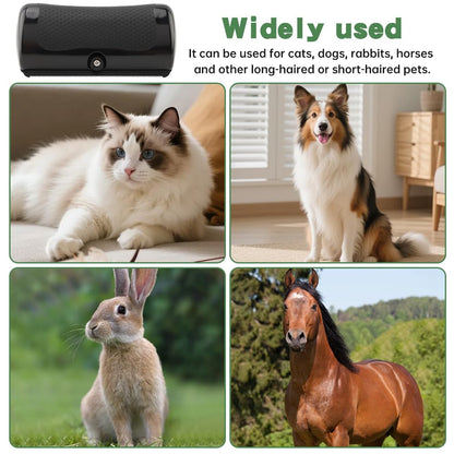 Deshedding Brush with Steel Comb,Dog Brush for Shedding,Pet Hair Removal Tool for Cats, Dogs, Rabbits, Horses, Matted Hair, Loose Hairs