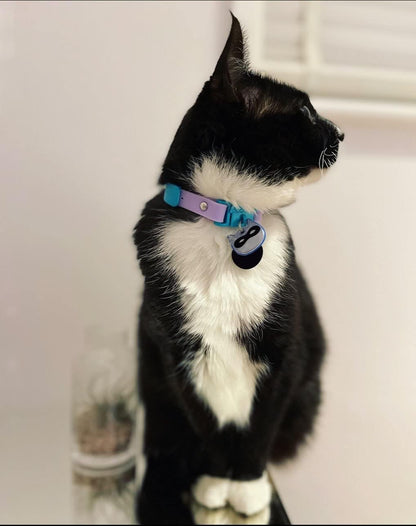 Kittyrama Reflective Cat Charm - Safety Tag. Lightweight, High Visibility, Waterproof. Fits All Collars.