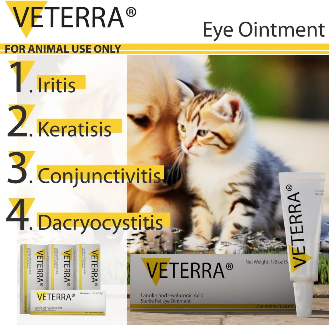 Eye Health Cream for Cats,Dogs and All Pets 1/8 oz /3.5gr - Pack of 2