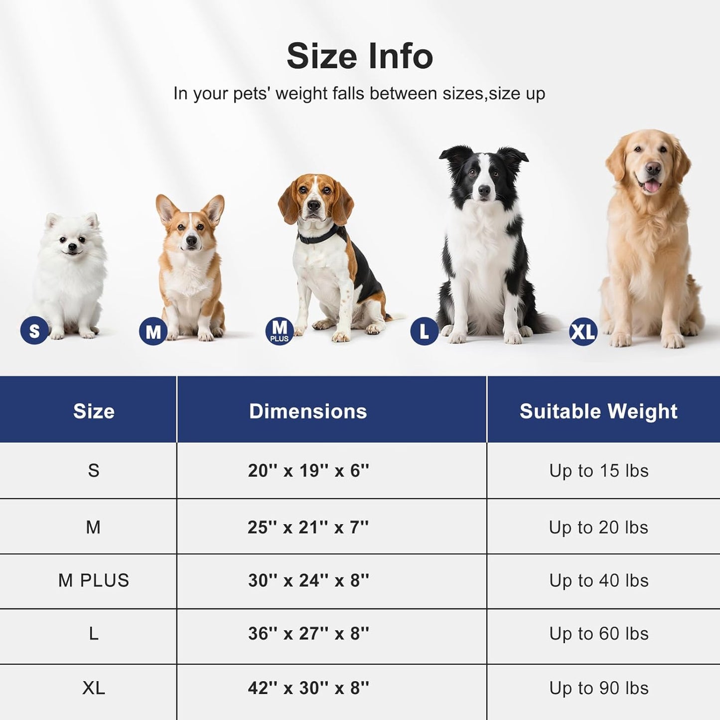 FURTIME Washable Dog Bed Large Sized Dogs, Washable Comfy Fluffy Large Dog Bed, Removable Zipper Cover Machine Wash, Soft Orthopedic Bed Durable Pet Cuddler with Anti-Slip Bottom, 36"x27"x8", Grey