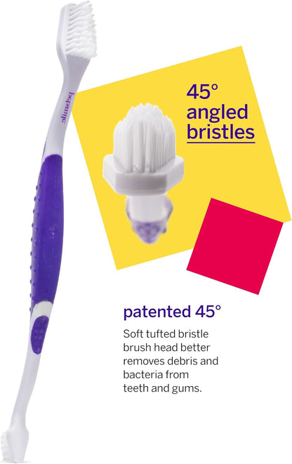 Petsmile Professional Pet Teeth Brushing Kit for Cats & Dogs - Only VOHC Accepted Toothpaste & Patented Toothbrush - Proven to Control Plaque & Tartar Calprox Formula (Say Cheese, 4.2 Oz)