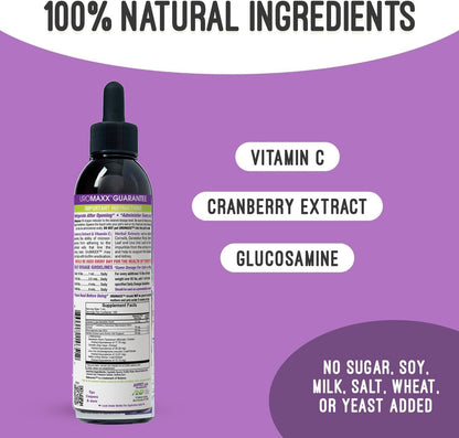 Cat & Dog Urinary Tract Treatment, Bladder & Kidney Support for Dogs and Cats, Powerful Yet Gentle Pet Care, with Liquid Cranberry & Glucosamine, Salmon Flavor, 6 oz Bottle, 2 Pack