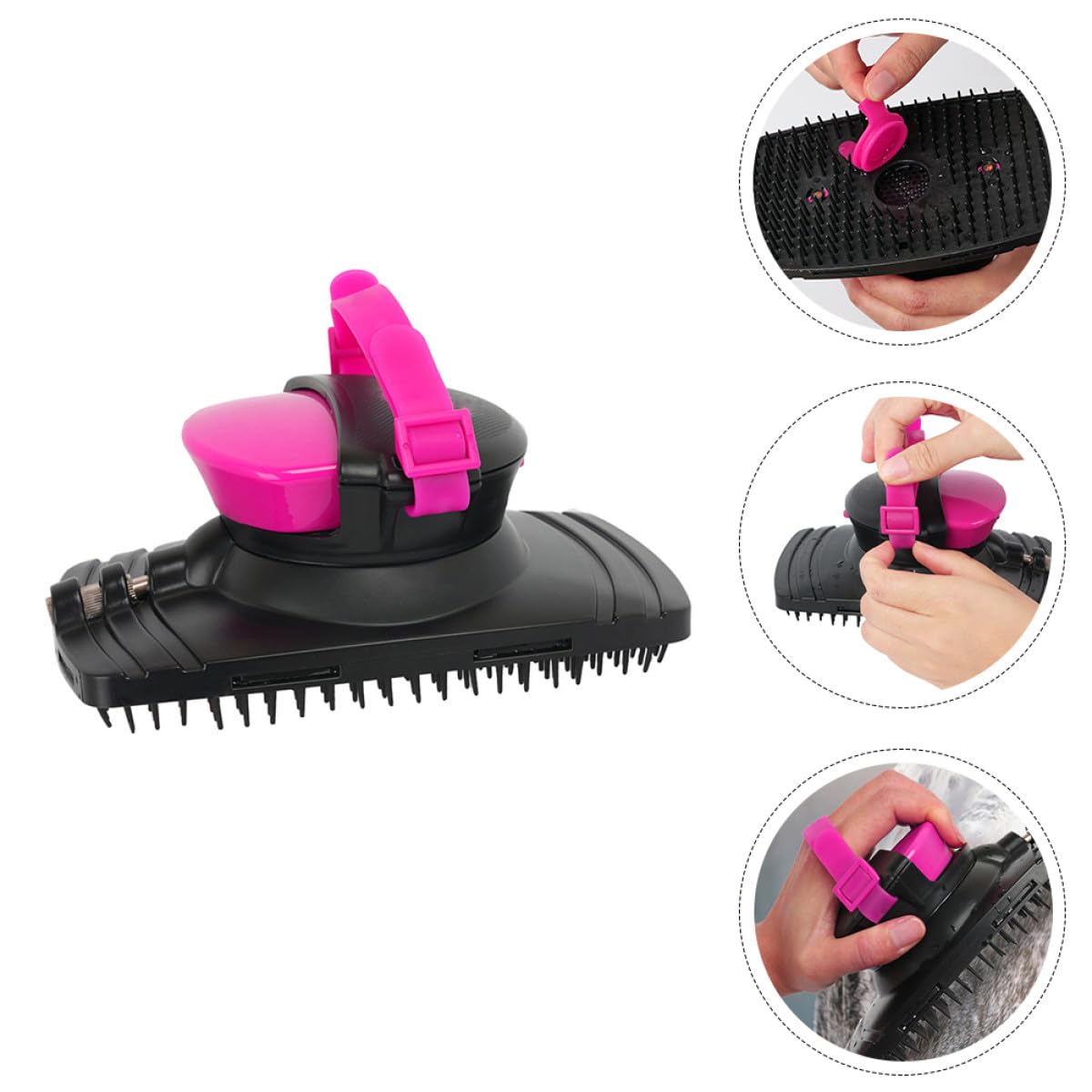 Horse Grooming Brush and Horse Hair Cleaning Brush Plastic Material Practical Bathing Tool for Maintenance and Sensitive Skin Grooming Supplies