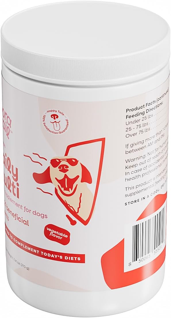 21-in-1 Dog Vitamins and Supplements with Glucosamine & Chondroitin, Natural Daily Multivitamin Chewable for Dogs, Puppy Vitamins Health-Skin-Immunity-Gut Digestion-Joint-Heart, 60 pcs