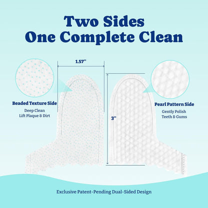 Probiotics for Dogs - Dog Probiotics for Digestive Health, Yeast, Itchy Skin, Gut Health, Immune & Skin+Dog Teeth Cleaning Wipes, Pet Finger Dental Wipes for Dogs & Cats, Dual-Sided, 6-in-1 Herbal For