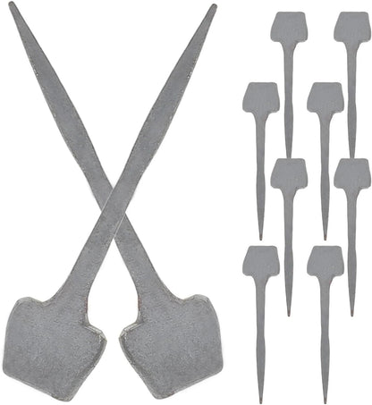 Horseshoe Nails 20 PCS Metal Horseshoe Nails Iron Hoof Fixators Strong Tensile Strength Horse Shoe Nail for Stable Use for Securing Firmly