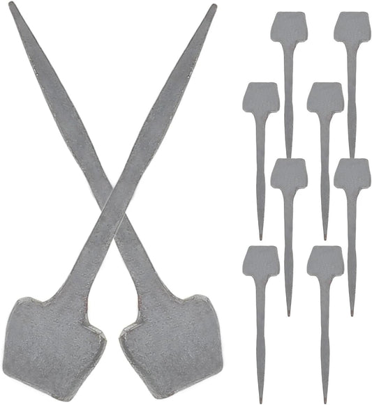 Horseshoe Nails 20 PCS Metal Horseshoe Nails Iron Hoof Fixators Strong Tensile Strength Horse Shoe Nail for Stable Use for Securing Firmly