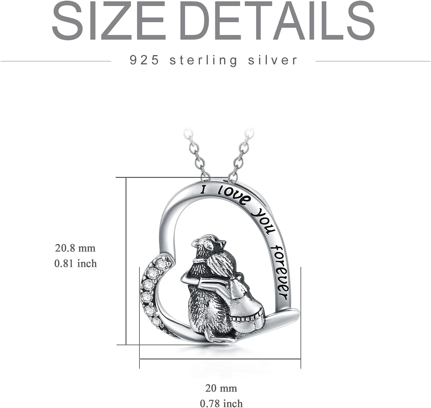 SIMONLY Mothers Day Gifts 925 Sterling Silver Dog Necklace Dog Pendant Necklace for Girls Dog Memorial Jewelry Gifts for Women Dog Lovers