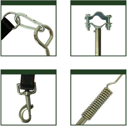 Compatible for Dog Bike Leash Dogs Attachment Bicycle Pet Hands Free Thickened Steel Wire Rope Easy