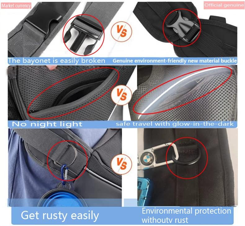 Dog Sling Carrier for Small Dogs & Cats, Mesh Pet Travel Crossbody Bag, 10 lb Adjustable Cat Carrier, Dog Papoose with Zipper Touch Pocket, for Pets(Red camo, Small)